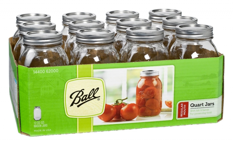 62000 - Ball, 32oz. R/M Quart Jar. / ขวดโหลแก้วบอลล์ปากแคบ32ออนซ์ 62000 - Ball, 32oz. R/M Quart Jar. / ขวดโหลแก้วบอลล์ปากแคบ32ออนซ์