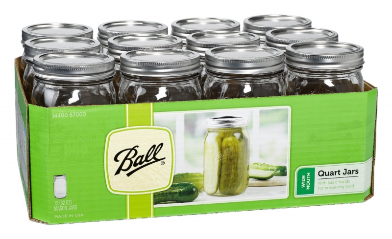 67000 - Ball, 32oz. W/M Quart Jar. / ขวดโหลแก้วบอลล์ปากกว้าง32ออนซ์ 67000 - Ball, 32oz. W/M Quart Jar. / ขวดโหลแก้วบอลล์ปากกว้าง32ออนซ์