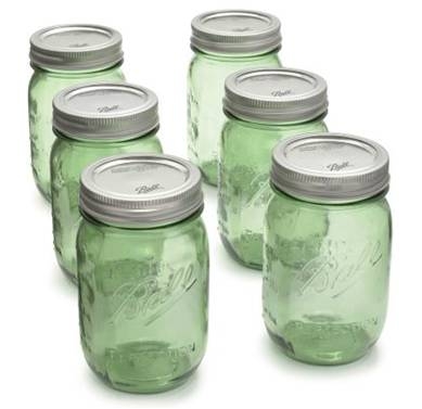 69200 - Ball, 16oz. Heritage Collection Pint Jar Green. / ขวดโหลแก้วบอลล์รุ่นเฮอริเทจสีเขียว16ออนซ์ 69200 - Ball, 16oz. Heritage Collection Pint Jar Green. / ขวดโหลแก้วบอลล์รุ่นเฮอริเทจสีเขียว16ออนซ์