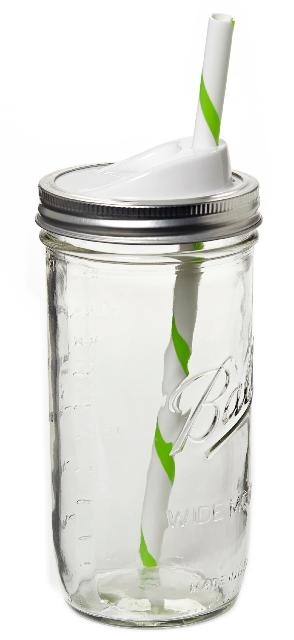 15010 - Ball, SIP&STRAW Lids - Wide Mouth / ฝาปิดรุ่นปากกว้าง3นิ้วและหลอดพลาสติก