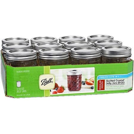 81400 - Ball, 12oz. Quilted Crystal Jelly. / ขวดโหลแก้วบอลล์รุ่นคริสตัลเจลลี่12ออนซ์ 81400 - Ball, 12oz. Quilted Crystal Jelly. / ขวดโหลแก้วบอลล์รุ่นคริสตัลเจลลี่12ออนซ์