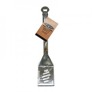 188089 - Grill Zone, Platinum Rubberized Stainless Steel Spatula. / สปาทูล่าสเตนเลสกริลโซน