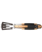 188397 - Grill Zone, 3Pc, Wood & Stainless Steel Tool Set / อุปกรณ์ย่างบาร์บีคิวสเตนเลสด้ามไม้กริลโซน