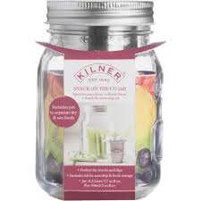239856 - Kilner, 17oz. Snack On The Go Jar / ขวดโหลพร้อมถ้วยสเตนเลสในตัว17ออนซ์ 239856 - Kilner, 17oz. Snack On The Go Jar / ขวดโหลพร้อมถ้วยสเตนเลสในตัว17ออนซ์