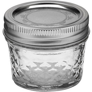 80400 - Ball, 4oz. Jelly Jar. / ขวดโหลแก้วบอลล์รุ่นคริสตัลเจลลี่4ออนซ์