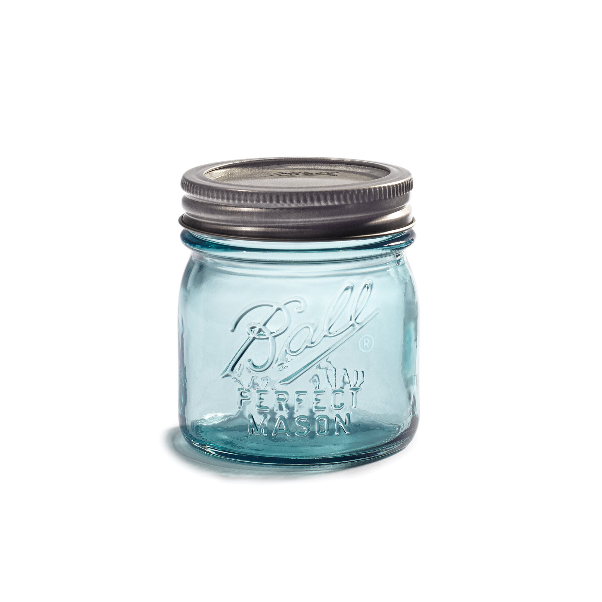 69053 - Ball, 8oz. Aqua Canning Jars R/M / ขวดโหลแก้วบอลล์ปากแคบรุ่นอควาวินเทจสีฟ้า 8 ออนซ์ 69053 - Ball, 8oz. Aqua Canning Jars R/M / ขวดโหลแก้วบอลล์ปากแคบรุ่นอควาวินเทจสีฟ้า 8 ออนซ์