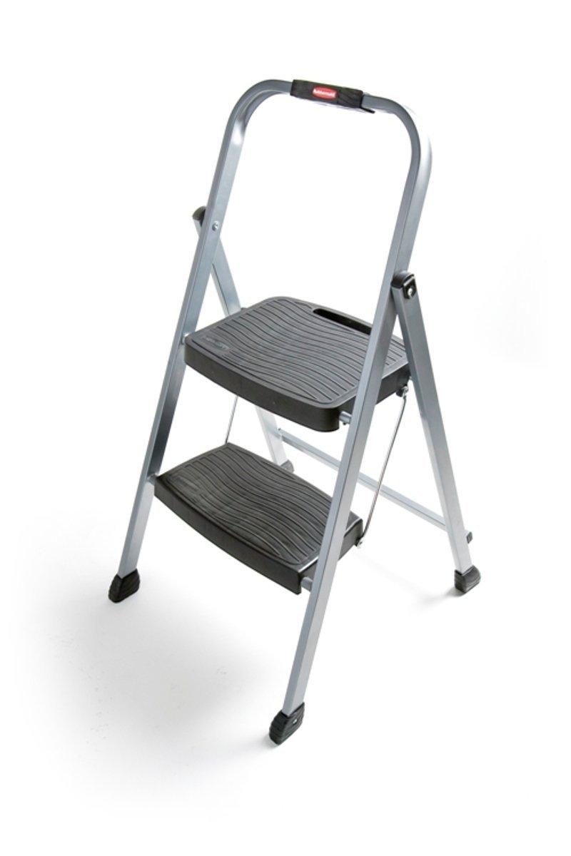 205044, Rubbermaid, 2 Step Steel Stepstool, บันได2ขั้นพับเก็บได้รับเบอร์เมด