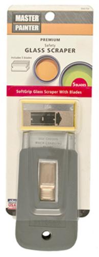 Master Painter, Soft Grip Safety Glass Scraper Master Painter, Soft Grip Safety Glass Scraper