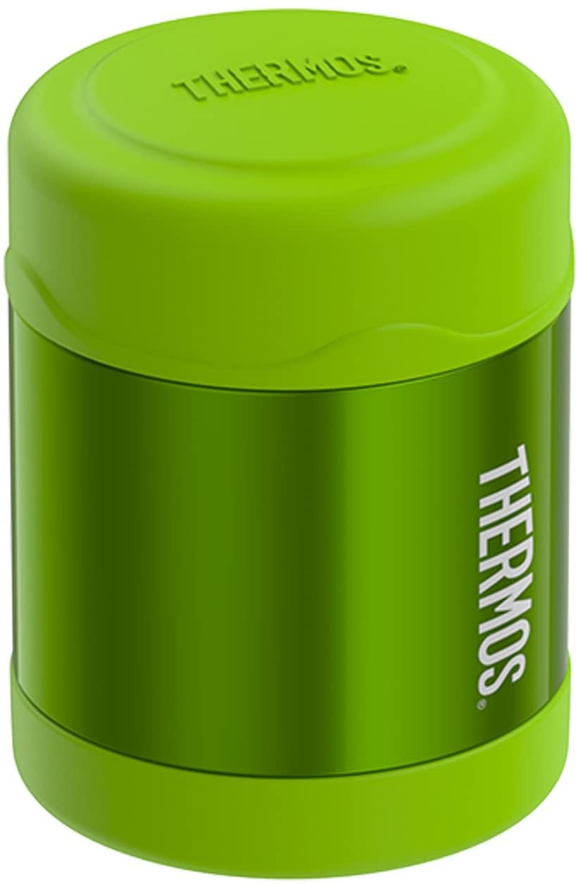 Thermos, 10 oz, Lime, Stainless Steel Vacuum Insulated Food Jar Thermos, 10 oz, Lime, Stainless Steel Vacuum Insulated Food Jar