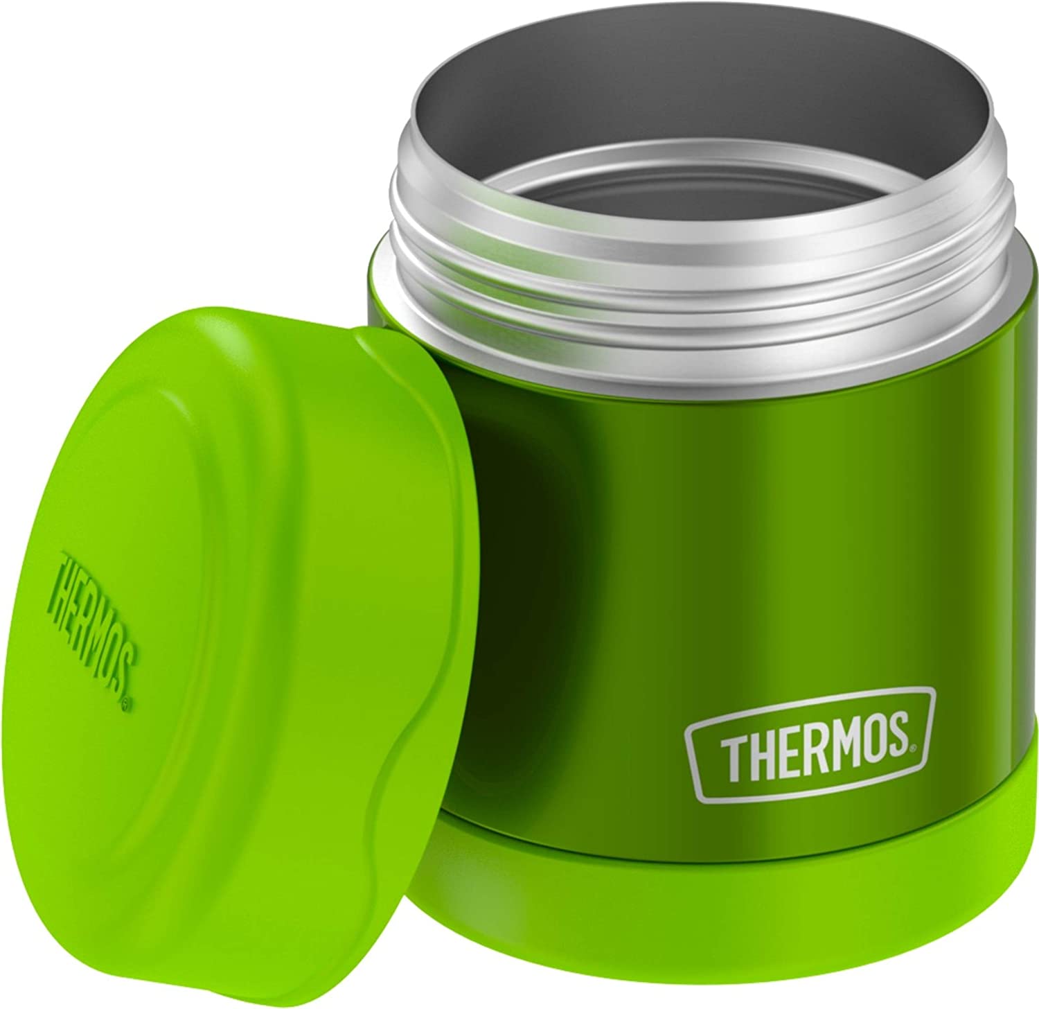 Thermos, 10 oz, Lime, Stainless Steel Vacuum Insulated Food Jar Thermos, 10 oz, Lime, Stainless Steel Vacuum Insulated Food Jar