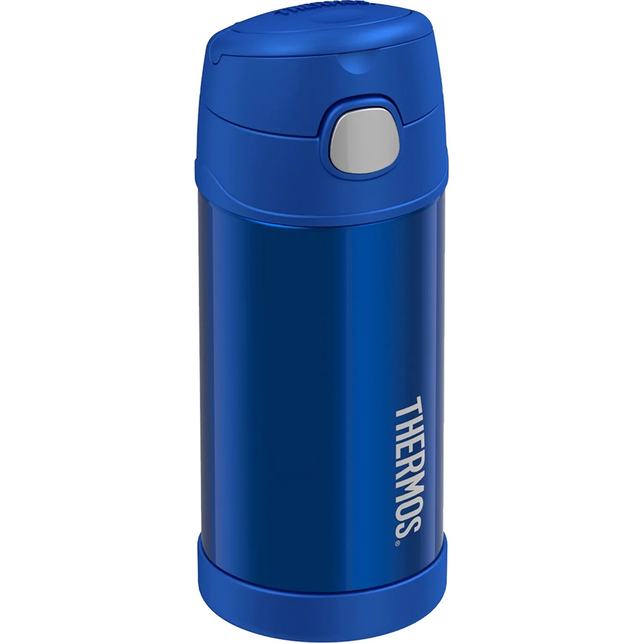 Thermos, 12 oz, Blue, Stainless Steel Fun Bottle Thermos, 12 oz, Blue, Stainless Steel Fun Bottle
