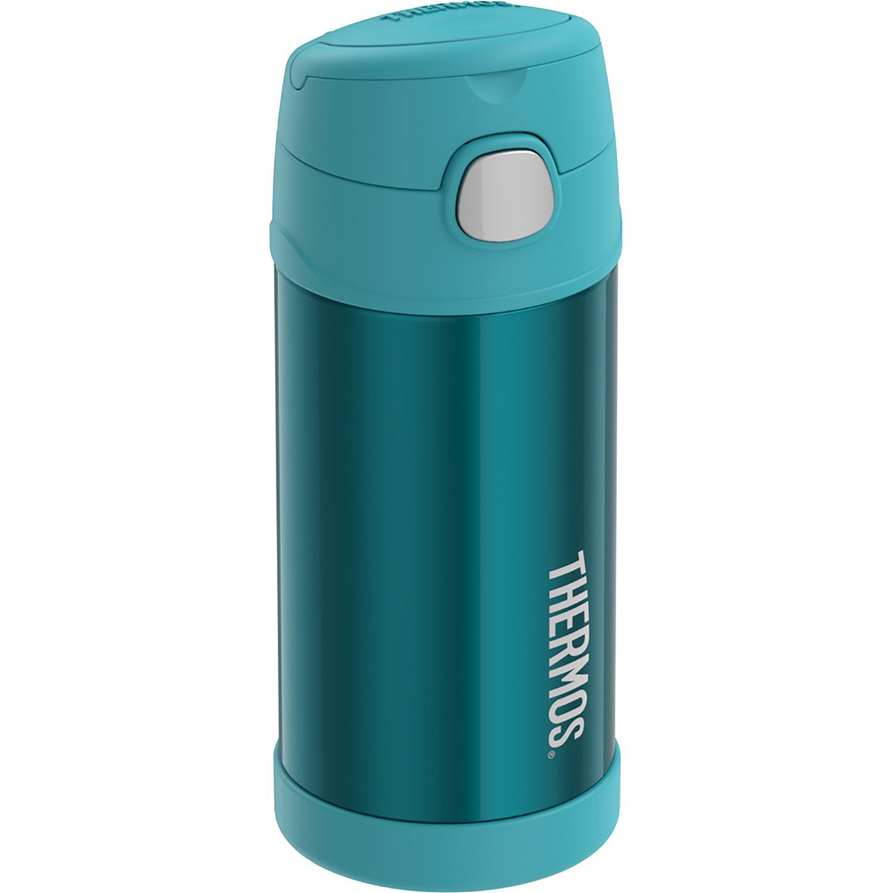 Thermos, 12 oz, Teal, Stainless Steel Fun Bottle Thermos, 12 oz, Teal, Stainless Steel Fun Bottle