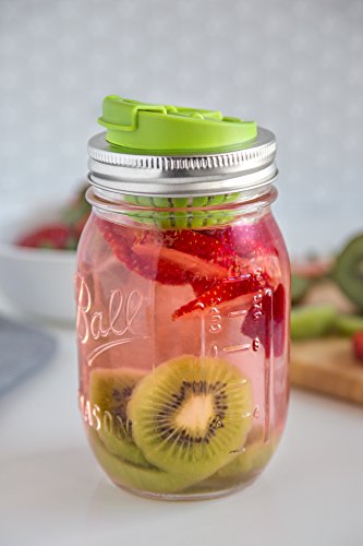 238242 - Jarware, Green, Fruit Infusion Lid For R/M / ฝาดื่มพร้อมที่กรองฟอกซ์รัน