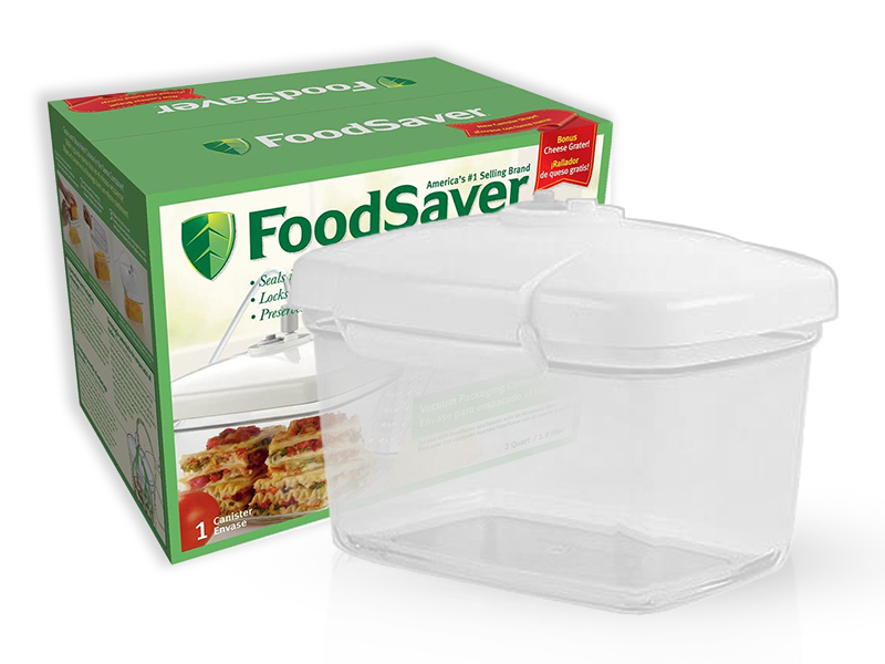 T02000079P10 - FoodSaver, 2QT Vacuum Storage Canister / กล่องสุญญากาศFS-1.9ลิตร