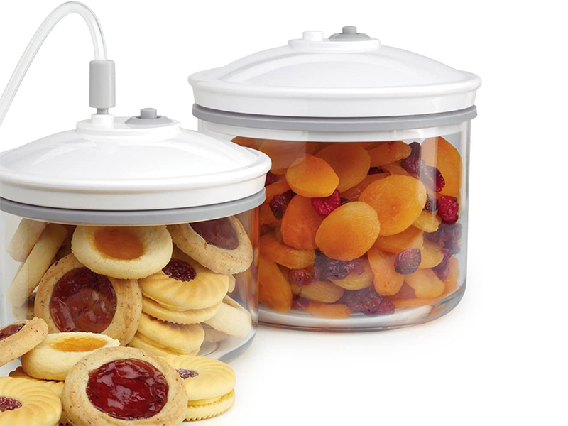 T020005101P - FoodSaver, 2 Vaccum Storage Canisters (0.7L + 1.4L) / ชุดกล่องสุญญากาศFS-0.7&1.4L T020005101P - FoodSaver, 2 Vaccum Storage Canisters (0.7L + 1.4L) / ชุดกล่องสุญญากาศFS-0.7&1.4L