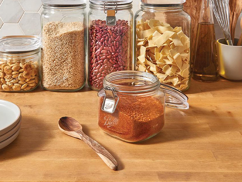 100137 - Ball 4.2 Cup Glass Latch Storage Jar / ขวดโหลแก้วบอลล์ฝาล๊อกสุญญากาศ4.2ถ้วยตวง 100137 - Ball 4.2 Cup Glass Latch Storage Jar / ขวดโหลแก้วบอลล์ฝาล๊อกสุญญากาศ4.2ถ้วยตวง
