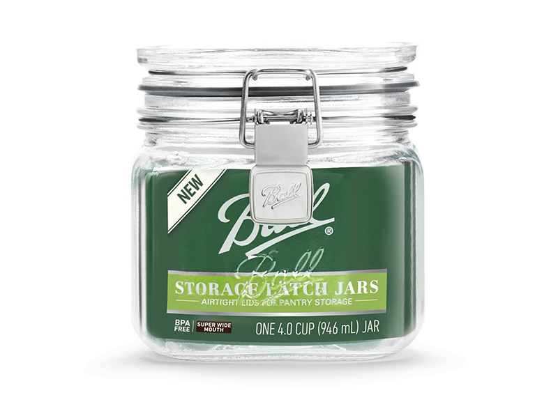 100137 - Ball 4.2 Cup Glass Latch Storage Jar / ขวดโหลแก้วบอลล์ฝาล๊อกสุญญากาศ4.2ถ้วยตวง 100137 - Ball 4.2 Cup Glass Latch Storage Jar / ขวดโหลแก้วบอลล์ฝาล๊อกสุญญากาศ4.2ถ้วยตวง
