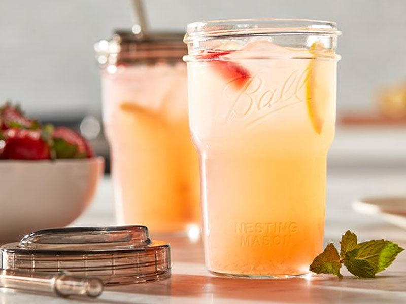 100136 - Ball 16oz. W/M Pint Nesting Canning Jar. / ขวดโหลแก้วบอลล์ซ้อนได้รุ่นเนสติ้งปากกว้าง16ออนซ์ 100136 - Ball 16oz. W/M Pint Nesting Canning Jar. / ขวดโหลแก้วบอลล์ซ้อนได้รุ่นเนสติ้งปากกว้าง16ออนซ์