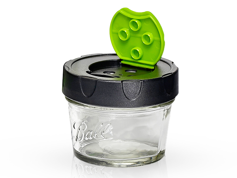 10744 - Ball, 4oz. Dry Herb Jars. / ขวดโหลแก้วบอลล์รุ่นครายเฮิร์บ4ออนซ์