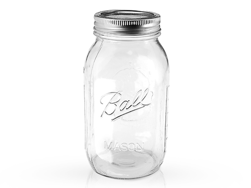 62000 - Ball, 32oz. R/M Quart Jar.  / ขวดโหลแก้วบอลล์ปากแคบ32ออนซ์