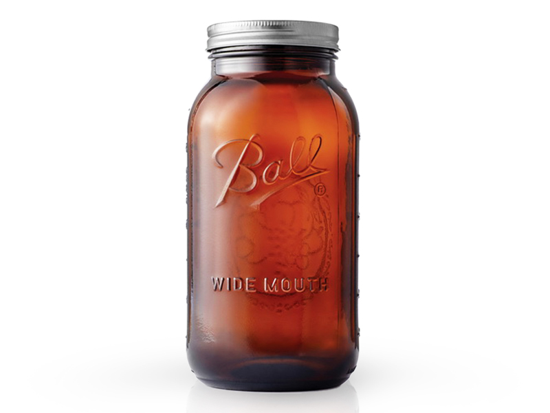 237050 (69047) - Ball, 64oz. W/M Collection Elite Amber. / ขวดโหลแก้วบอลล์ปากกว้างรุ่นอีลีทสีอำพัน64ออนซ์ 237050 (69047) - Ball, 64oz. W/M Collection Elite Amber. / ขวดโหลแก้วบอลล์ปากกว้างรุ่นอีลีทสีอำพัน64ออนซ์