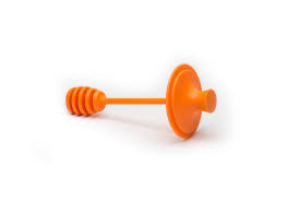 238244 - Jarware, Orange, Honey Dipper Lid For R/M / ฝาขวดน้ำผึ้งฟอกซ์รัน