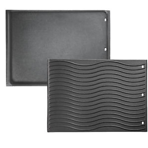 56425 - Napoleon, Cast Iron Reversible Griddle For Rogul 425 / ถาดย่างเรียบ/เซาะร่องเหล็กหล่อเคลือบพอร์ซเลนนโปเลียน