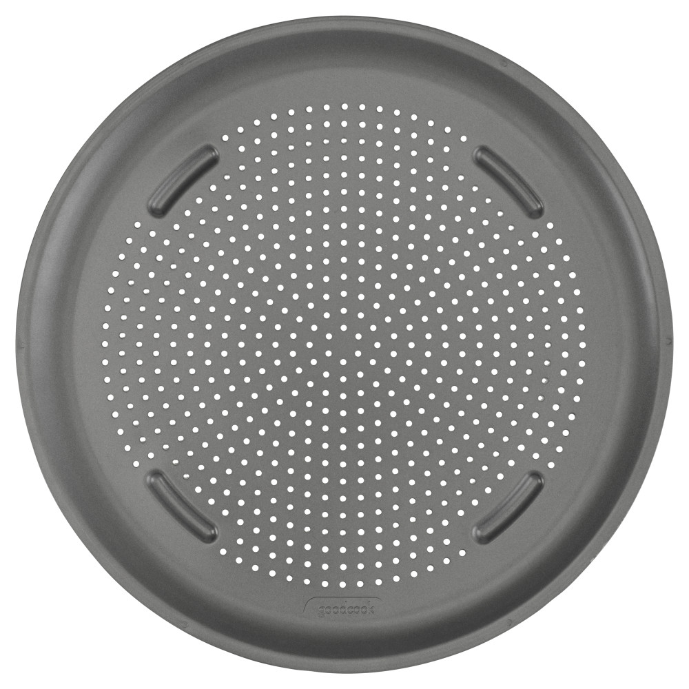 04497 Good Cook AirPerfect 15.75 In. Carbon Steel Nonstick Large Pizza Pan 04497 Good Cook AirPerfect 15.75 In. Carbon Steel Nonstick Large Pizza Pan