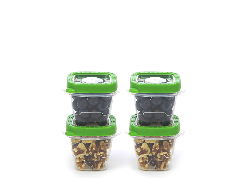 GoodCook Flex Trim Air Tight Seal Food Storage Container 4PK 1/2 cup GoodCook Flex Trim Air Tight Seal Food Storage Container 4PK 1/2 cup
