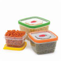 10216 GoodCook Flex Trim Square Food Storage 6PC ชุดกล่องอาหารกู๊ดคุก 10216 GoodCook Flex Trim Square Food Storage 6PC ชุดกล่องอาหารกู๊ดคุก