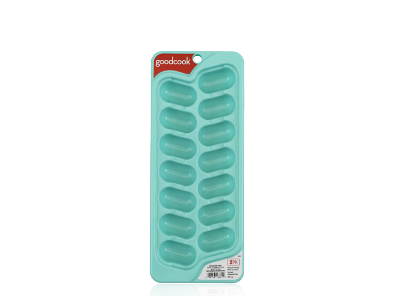 16681 Good Cook Plastic 14-Cavity Ice Cube Tray Set of 2 ชุดถาดทำน้ำแข็งกู๊ดคุก 16681 Good Cook Plastic 14-Cavity Ice Cube Tray Set of 2 ชุดถาดทำน้ำแข็งกู๊ดคุก