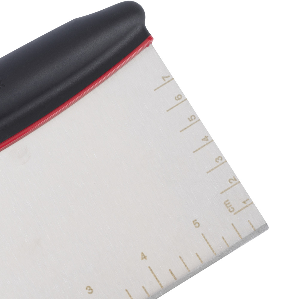 20660 Good Cook Touch 6 Inch Wide Bench Scrape with Scoop Red and Black 20660 Good Cook Touch 6 Inch Wide Bench Scrape with Scoop Red and Black