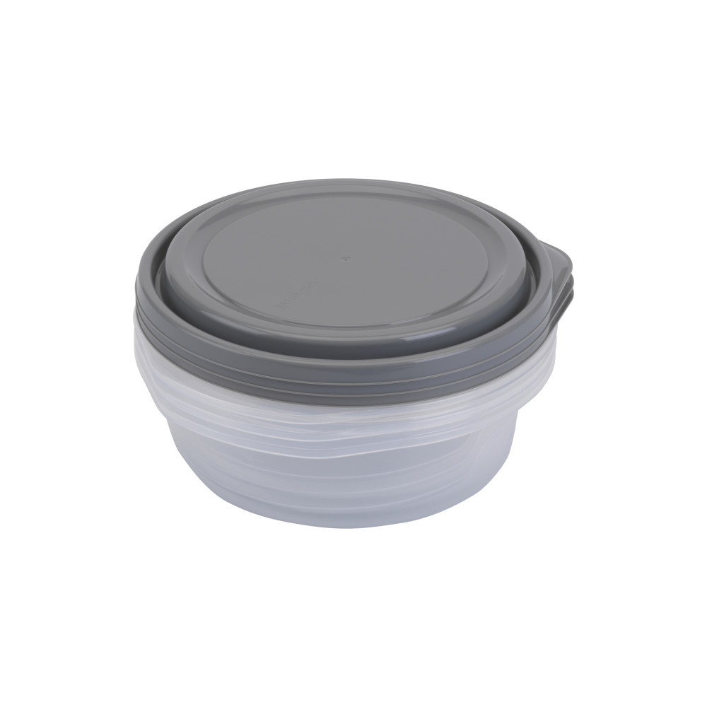 10852 GoodCook 5-Cup Food Container Medium Bowl 3-Piece Set 10852 GoodCook 5-Cup Food Container Medium Bowl 3-Piece Set