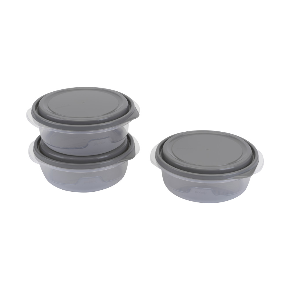 10852 GoodCook 5-Cup Food Container Medium Bowl 3-Piece Set 10852 GoodCook 5-Cup Food Container Medium Bowl 3-Piece Set