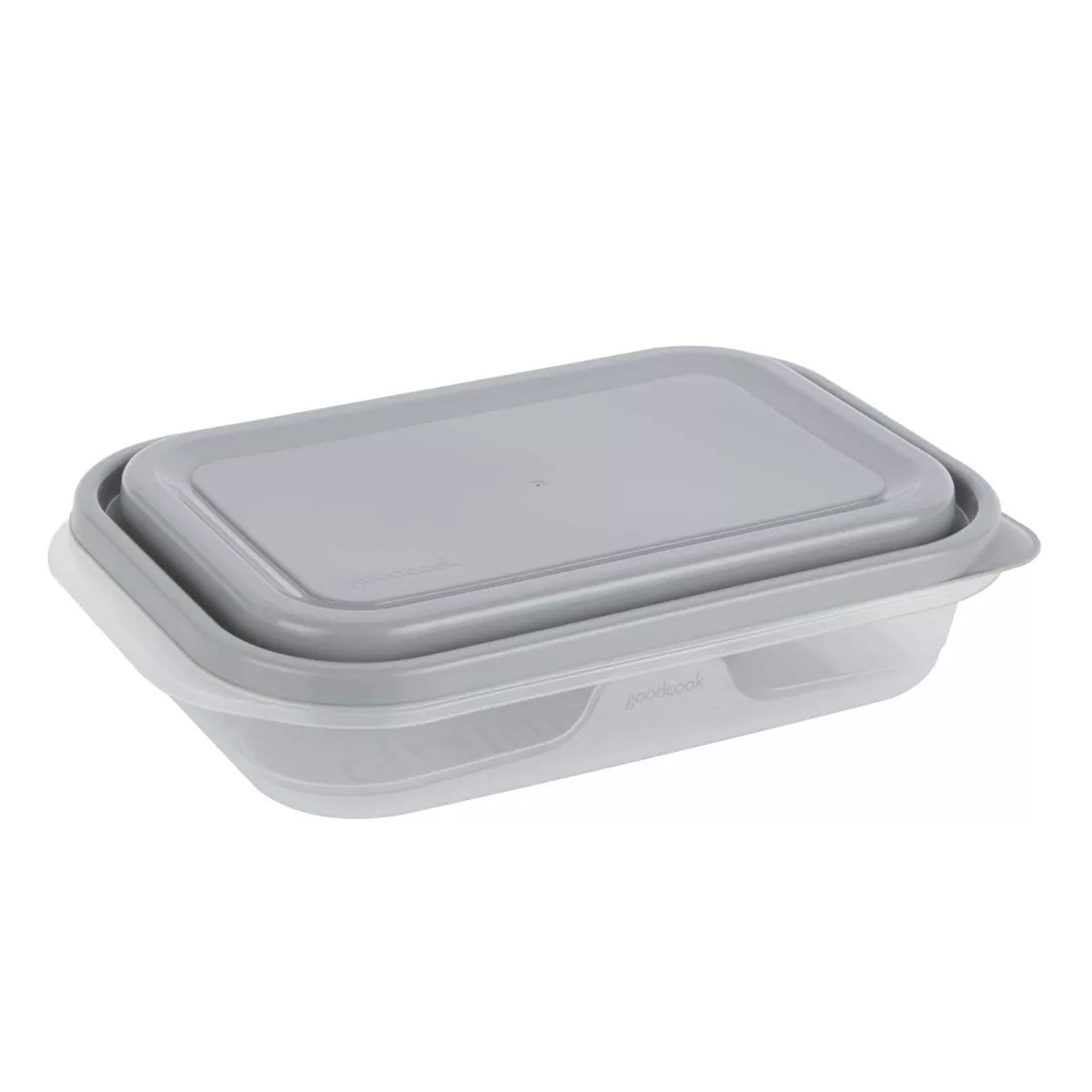108400 GoodCook 4-Cup Food Container Medium Rectangle 3PC Set 108400 GoodCook 4-Cup Food Container Medium Rectangle 3PC Set