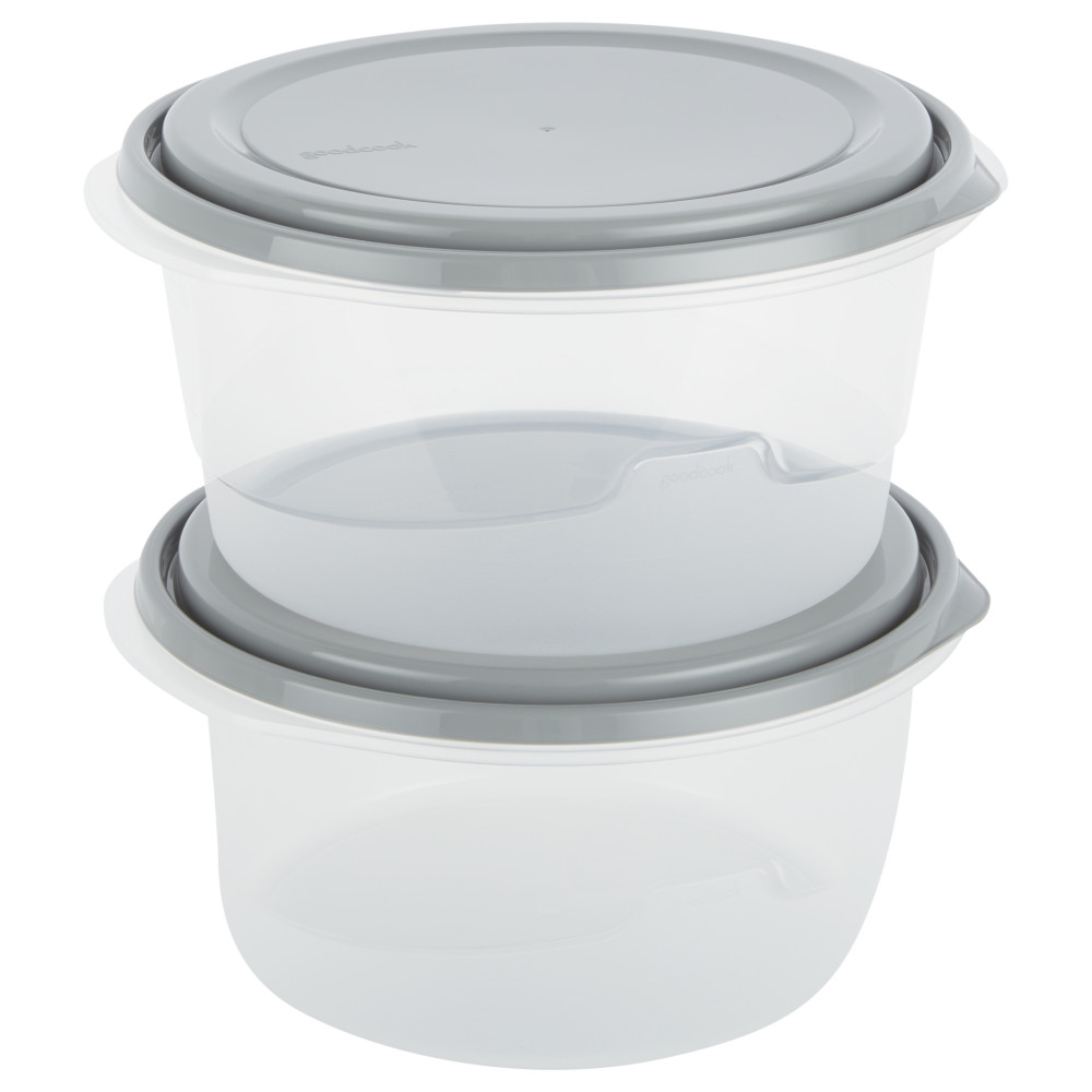 10854 GoodCook EveryWare Round 15.7 Cups Food Storage Container-2pk 10854 GoodCook EveryWare Round 15.7 Cups Food Storage Container-2pk