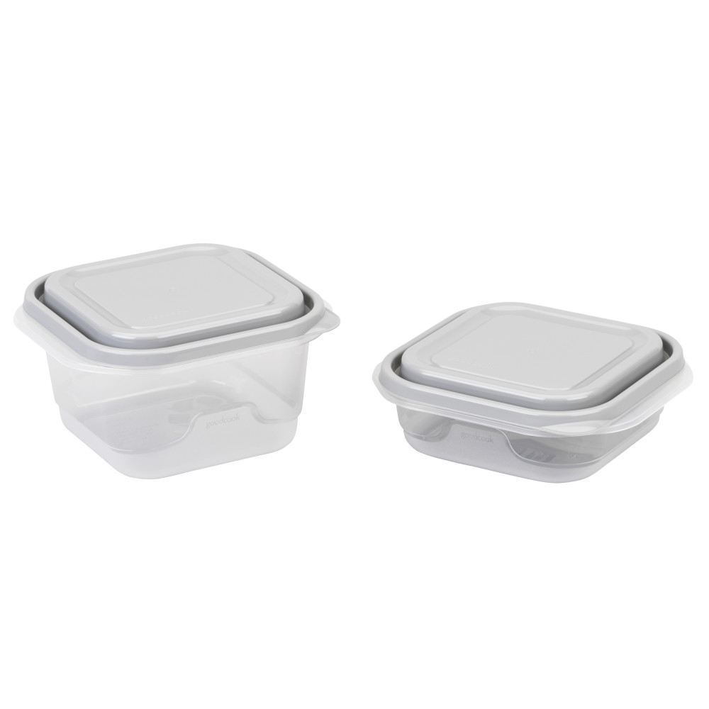 10849 GoodCook Square Set Food Containers (2.9-Cup and 5.2-Cup) 10PC 10849 GoodCook Square Set Food Containers (2.9-Cup and 5.2-Cup) 10PC