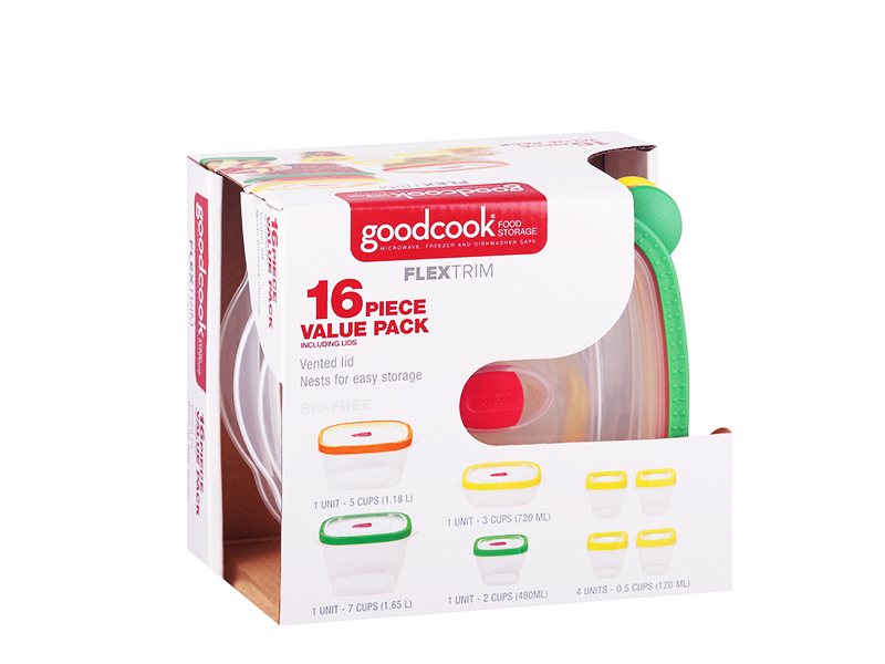 10770 GoodCook Flex Trim Food Storage Value 16PC 10770 GoodCook Flex Trim Food Storage Value 16PC