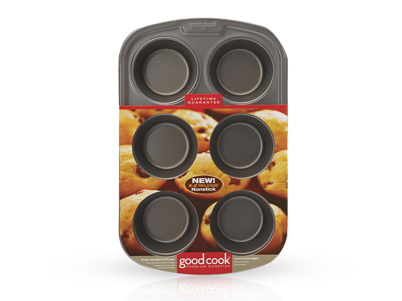 GoodCook 6-Cup Non-Stick Muffin Pan GoodCook 6-Cup Non-Stick Muffin Pan