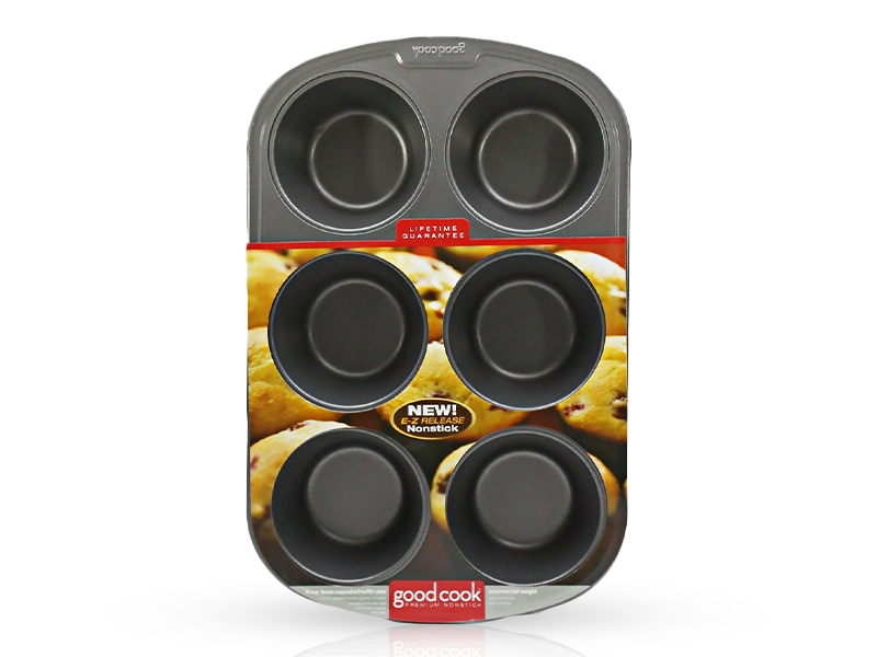 GoodCook 6-Cup Texas Size Non-Stick Muffin Pan GoodCook 6-Cup Texas Size Non-Stick Muffin Pan