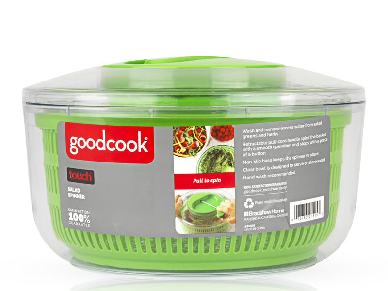 GoodCook, SALAD SPINNER, PLASTIC GoodCook, SALAD SPINNER, PLASTIC