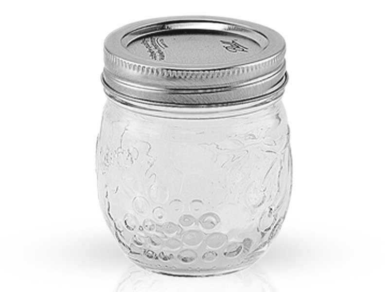 81210 - Ball, 8oz. R/M Jam Jar. / ขวดแยมบอลล์ปากแคบ8ออนซ์