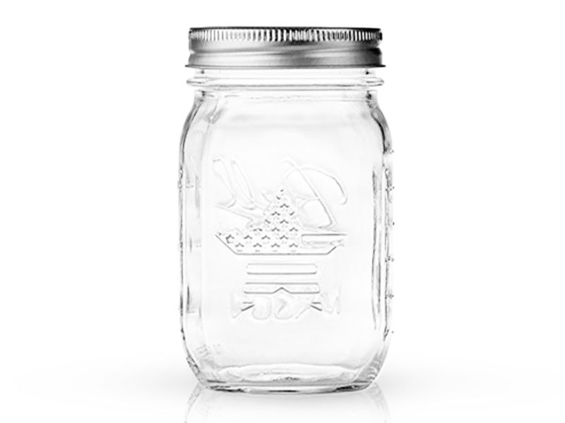 237062 - Ball, 16oz. R/M Keepsake Jars. / ขวดโหลแก้วบอลล์ปากแคบรุ่นที่ระลึก16ออนซ์