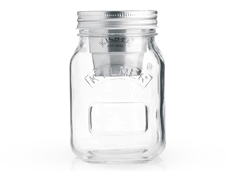 239856 - Kilner, 17oz. Snack On The Go Jar / ขวดโหลพร้อมถ้วยสเตนเลสในตัว17ออนซ์ 239856 - Kilner, 17oz. Snack On The Go Jar / ขวดโหลพร้อมถ้วยสเตนเลสในตัว17ออนซ์