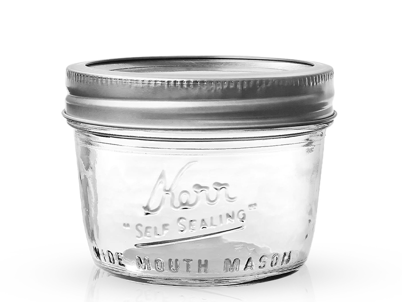 500 - Kerr, 8oz. Wide Mouth Mason Jar. / ขวดโหลแก้วเคอร์ปากกว้าง8ออนซ์ 500 - Kerr, 8oz. Wide Mouth Mason Jar. / ขวดโหลแก้วเคอร์ปากกว้าง8ออนซ์