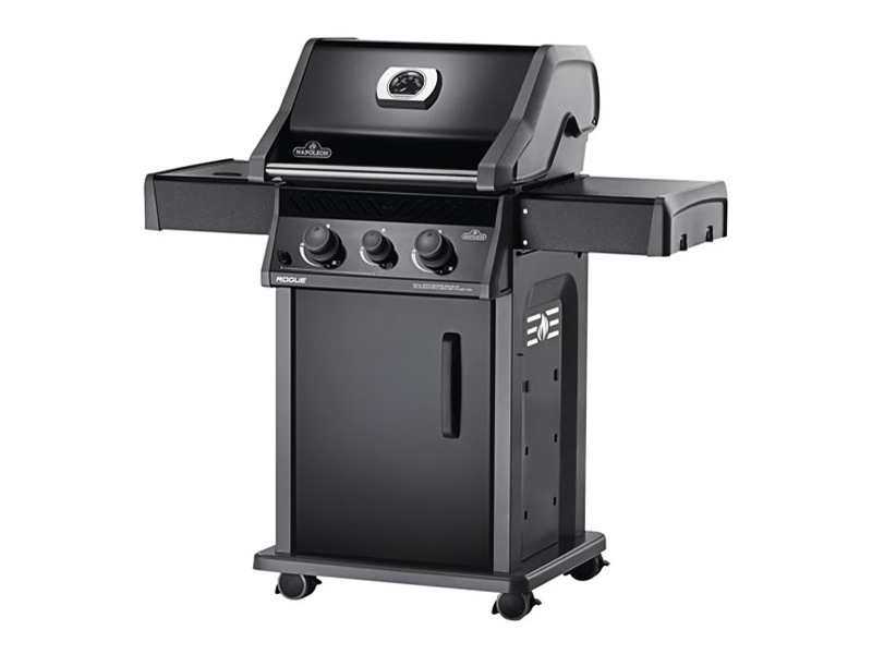 R365SBPK - Napoleon, ROGUE 365 In Black With Side Burner / เตาบาร์บีคิวแก๊สนโปเลียนรุ่นร็อก365สีดำ