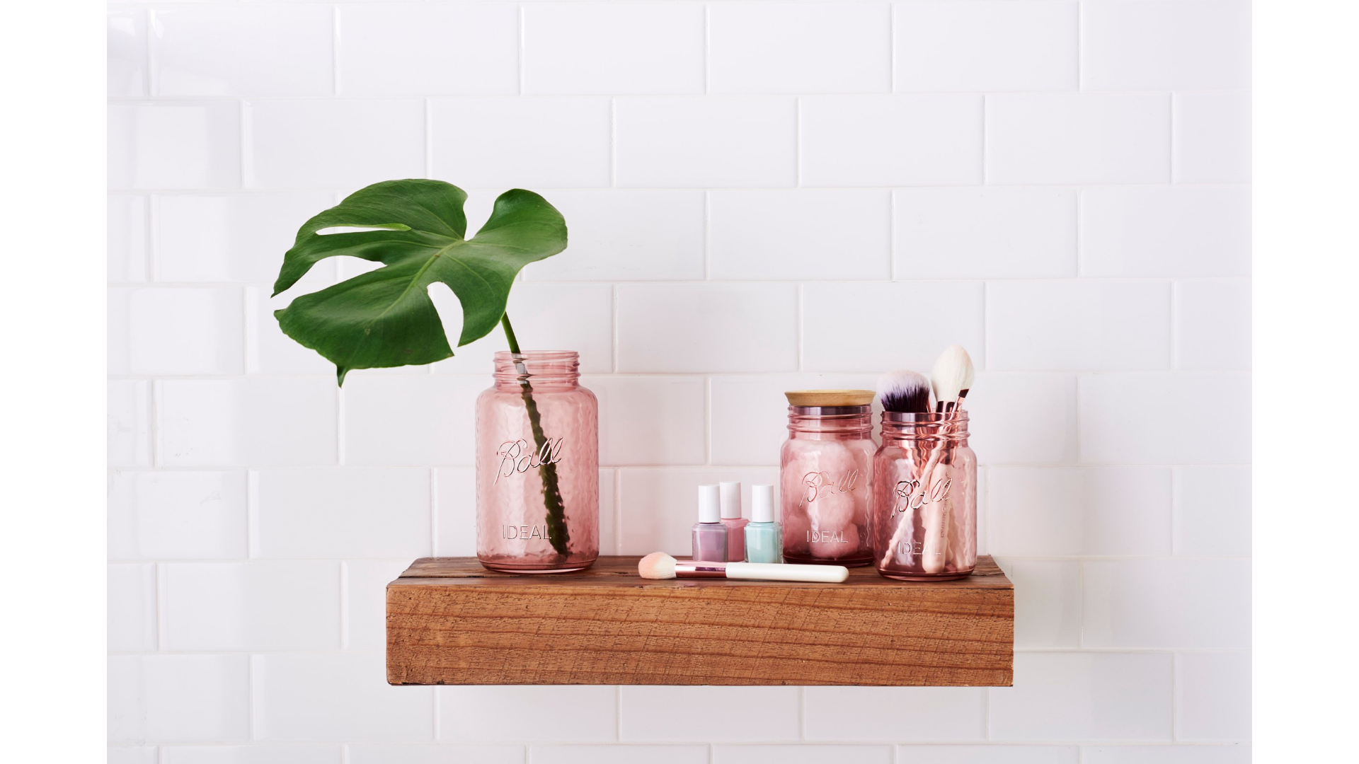 237048 (69045) - Ball, 16oz Pink Vintage Regular Mouth Jar. / ขวดโหลแก้วบอลล์ปากแคบรุ่นวินเทจสีชมพู 16 ออนซ์ 237048 (69045) - Ball, 16oz Pink Vintage Regular Mouth Jar. / ขวดโหลแก้วบอลล์ปากแคบรุ่นวินเทจสีชมพู 16 ออนซ์