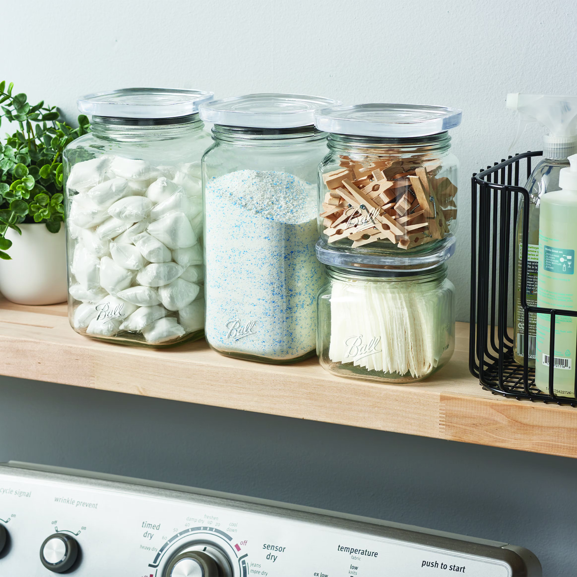 106496 Ball Stack & Store Jar 9.9 cup/2.34 L. Super Wide ขวดโหลแก้วบอลล์ ซ้อนได้ ฝาล๊อกสุญญากาศ 9.9 ถ้วยตวง 106496 Ball Stack & Store Jar 9.9 cup/2.34 L. Super Wide ขวดโหลแก้วบอลล์ ซ้อนได้ ฝาล๊อกสุญญากาศ 9.9 ถ้วยตวง