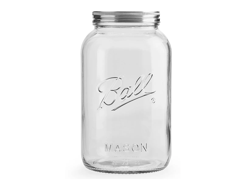 123678 Ball 1gal Glass Storage Jar Clear ขวดโหลแก้วบอลล์รุ่นฝาสแตนเลสเลส 128 ออนซ์ 123678 Ball 1gal Glass Storage Jar Clear ขวดโหลแก้วบอลล์รุ่นฝาสแตนเลสเลส 128 ออนซ์