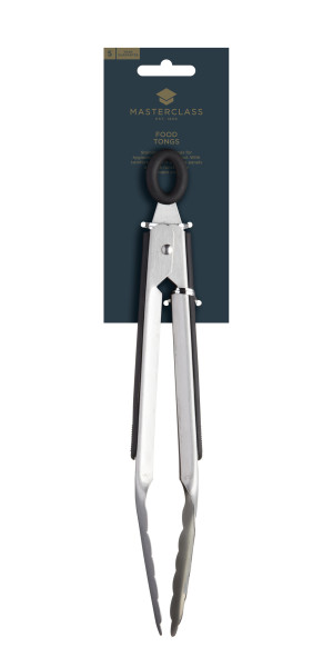 KCPROTONGS23 - MC FOOD TONGS 23CM S/STEEL KCPROTONGS23 - MC FOOD TONGS 23CM S/STEEL